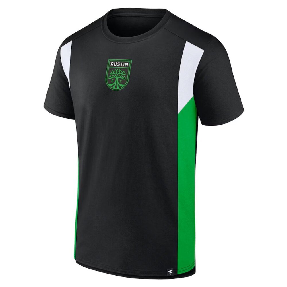 NWOT Austin FC Fanatics Golden Goal T-Shirt - Black Mens Medium